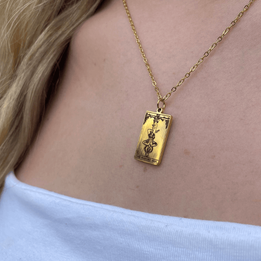 The Hanged Man Tarot Necklace